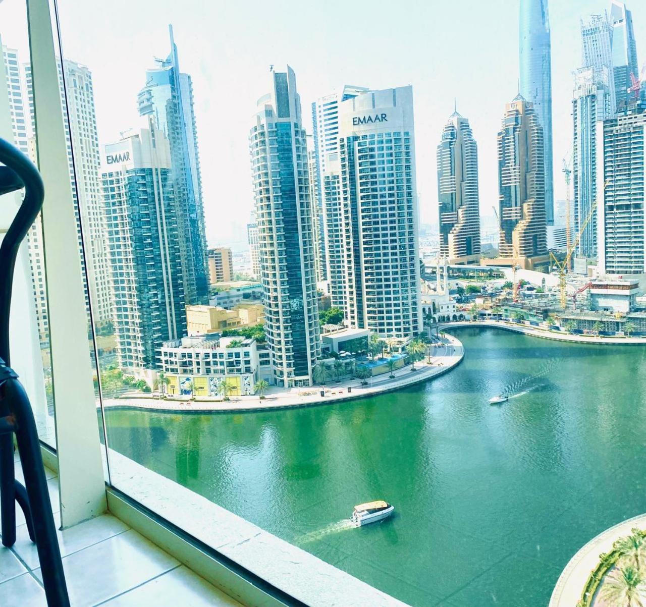 Panoramic Sea Views Studio Apartment - Marina Dubai Bagian luar foto